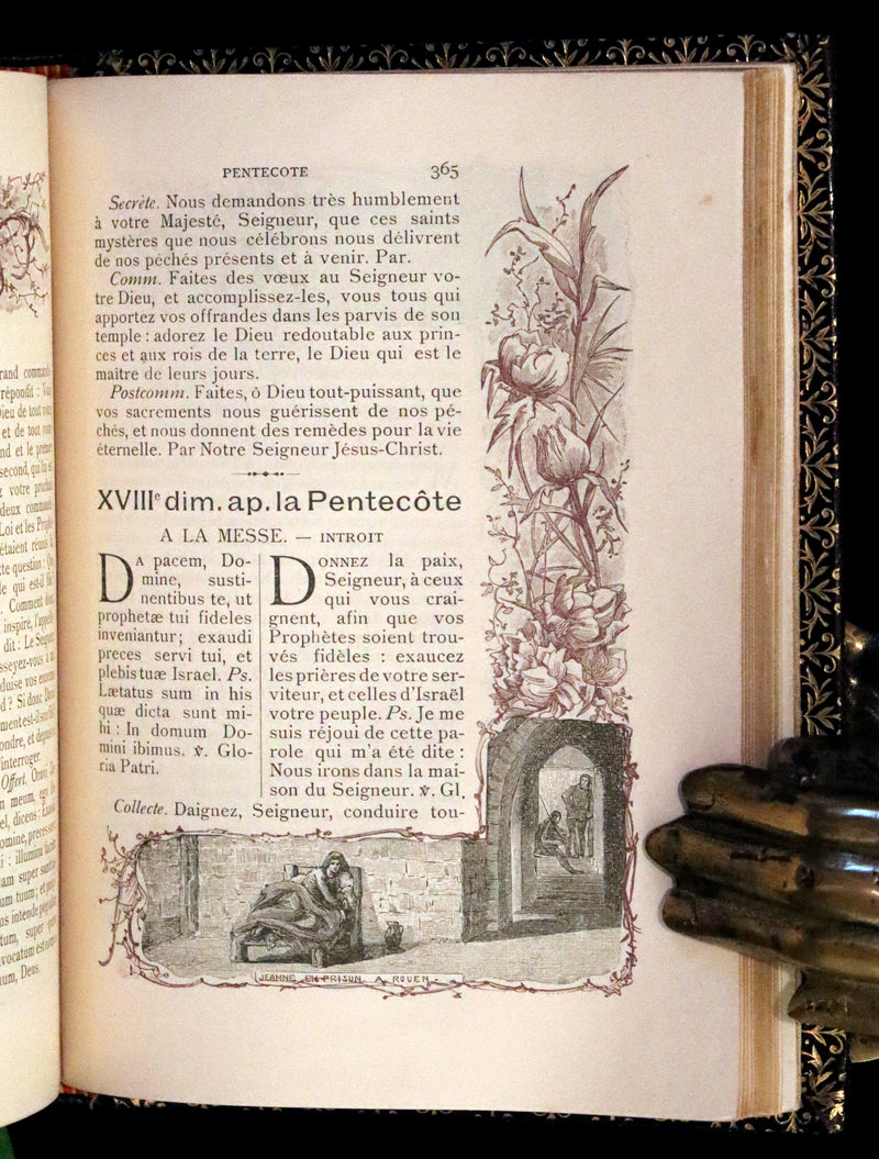1905 Rare French Book - Missal of Saint JOAN OF ARC - Missel de JEANNE D'ARC.