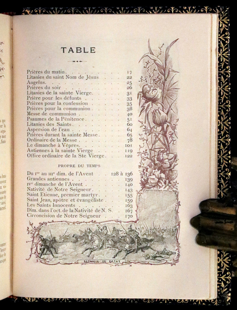1905 Rare French Book - Missal of Saint JOAN OF ARC - Missel de JEANNE D'ARC.