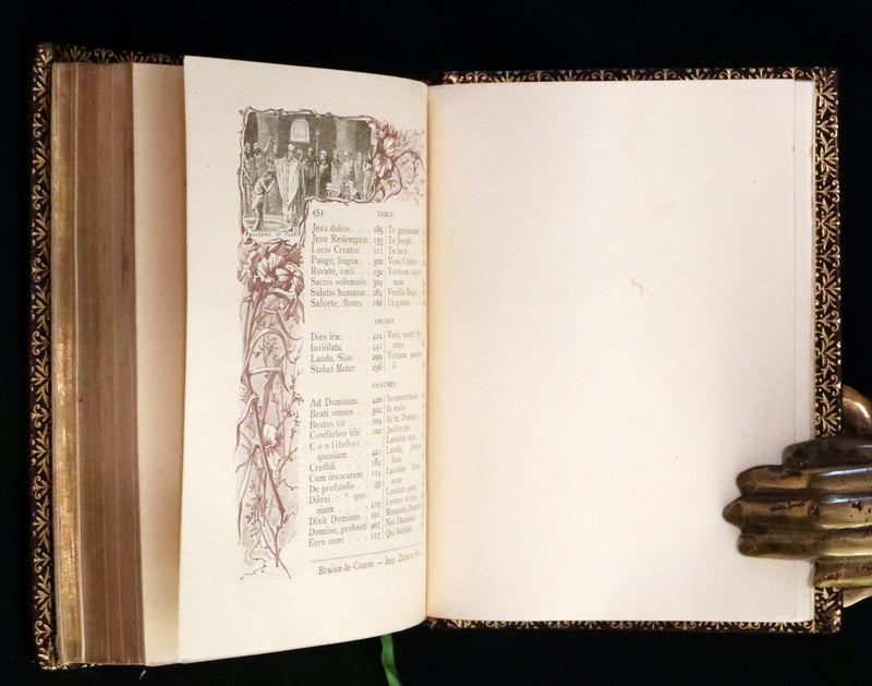 1905 Rare French Book - Missal of Saint JOAN OF ARC - Missel de JEANNE D'ARC.