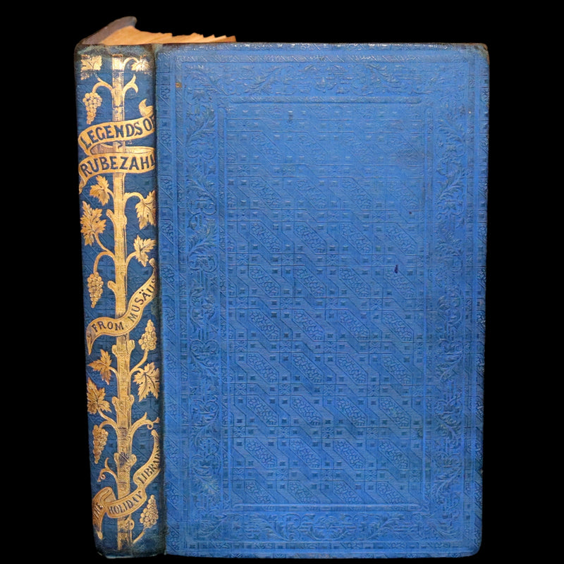 1845 Rare First Edition - Legends of Rubezahl, and Other Tales by Johann Karl August Musäus. Illustrated.