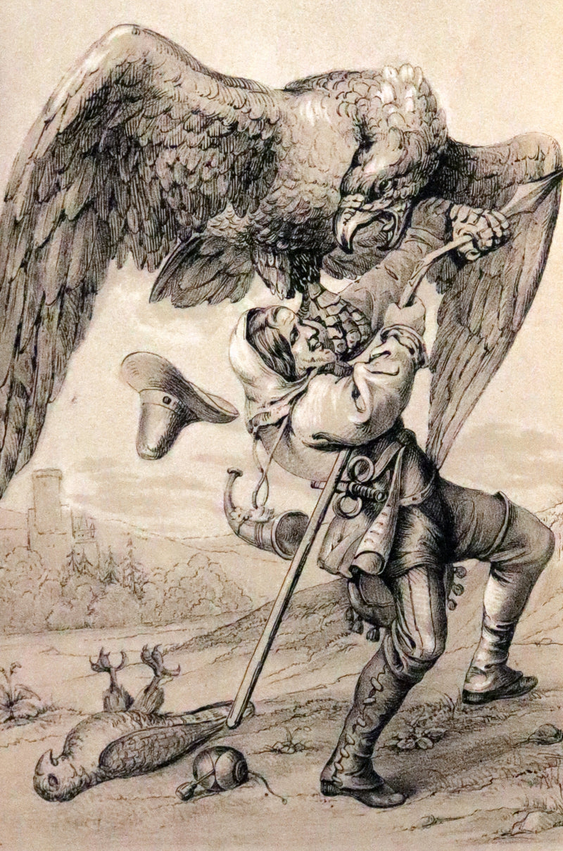 1845 Rare First Edition - Legends of Rubezahl, and Other Tales by Johann Karl August Musäus. Illustrated.