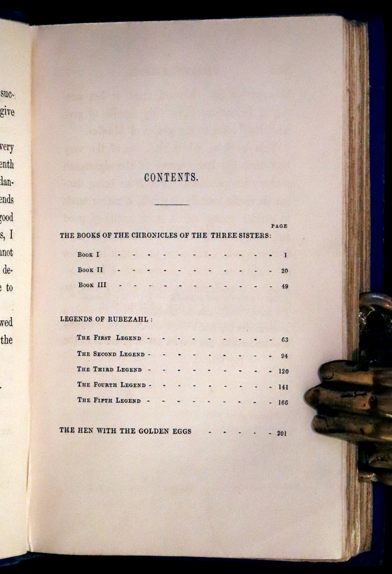 1845 Rare First Edition - Legends of Rubezahl, and Other Tales by Johann Karl August Musäus. Illustrated.