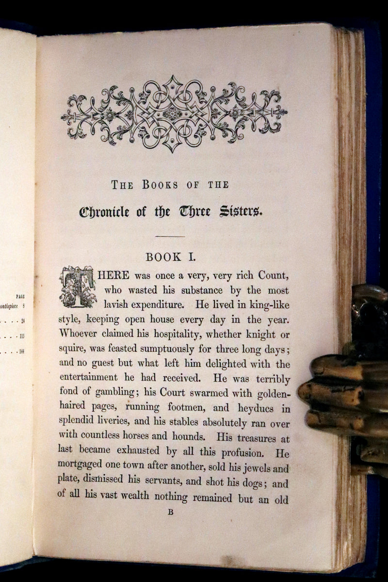 1845 Rare First Edition - Legends of Rubezahl, and Other Tales by Johann Karl August Musäus. Illustrated.