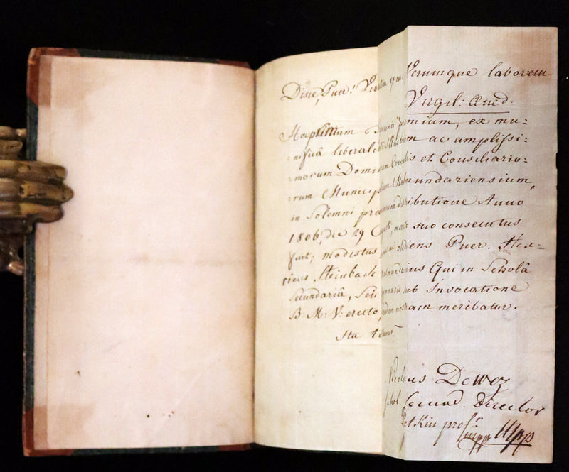 1805 Rare French Book - Illustrated Fables & Mythology - Le Fablier du Second Age.