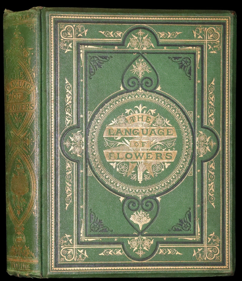 1869 Scarce Floriography 1stED - The Language of Flowers or Floral Emblems by Robert Tyas. Color Illustrated.