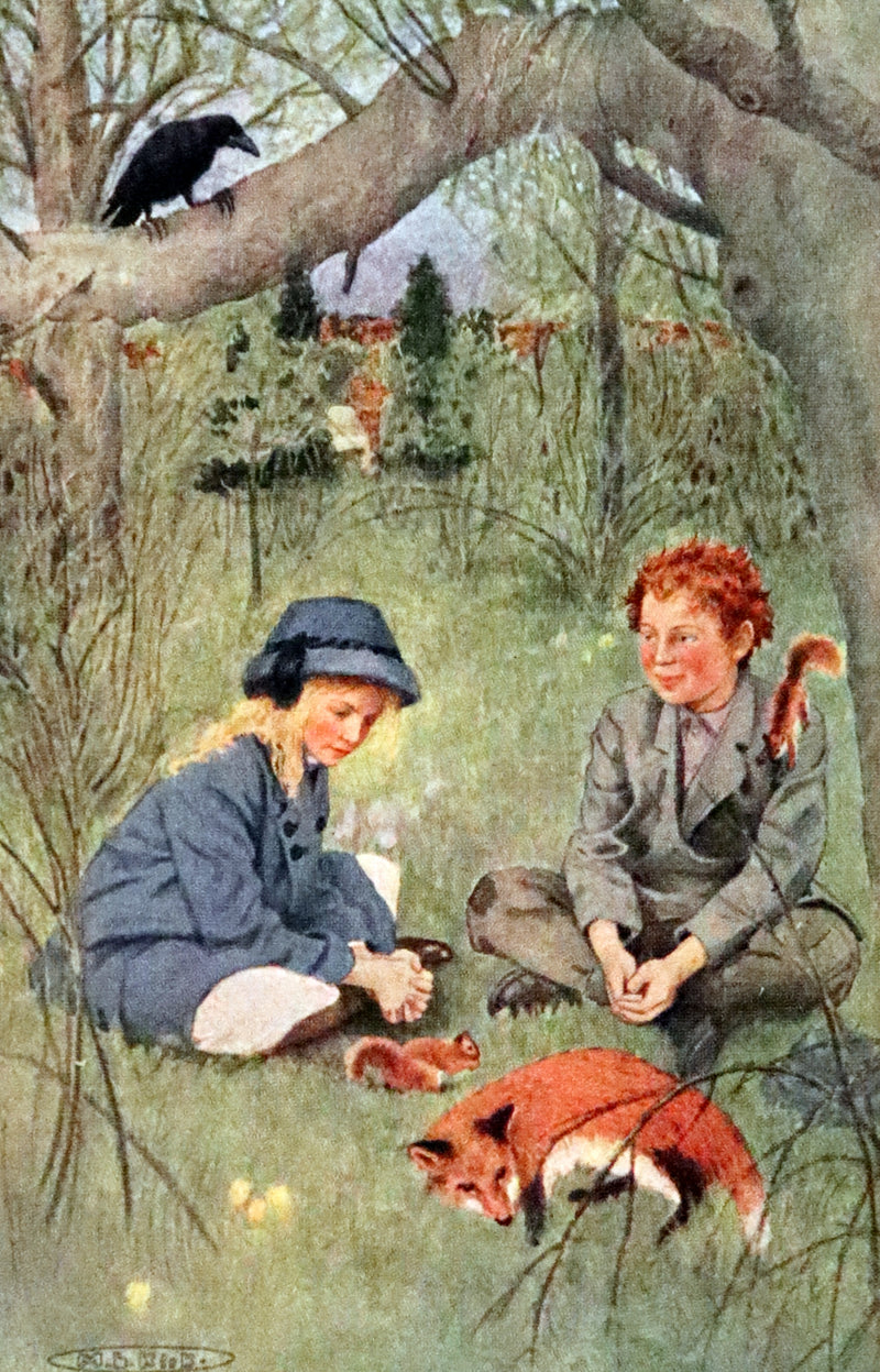 1911 Rare Second Edition Book - The Secret Garden by Frances Hodgson Burnett Illustrated by Maria Louise Kirk.