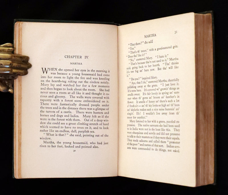 1911 Rare Second Edition Book - The Secret Garden by Frances Hodgson Burnett Illustrated by Maria Louise Kirk.