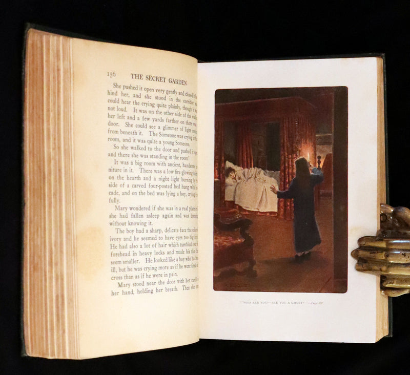 1911 Rare Second Edition Book - The Secret Garden by Frances Hodgson Burnett Illustrated by Maria Louise Kirk.
