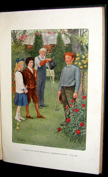 1911 Rare Second Edition Book - The Secret Garden by Frances Hodgson Burnett Illustrated by Maria Louise Kirk.