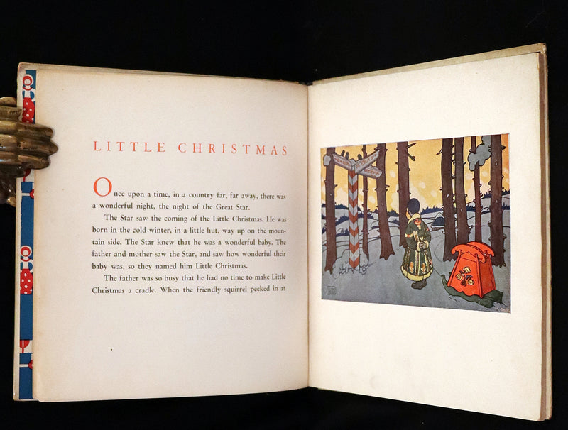 1929 Rare First Edition - Little Christmas or How the Toys Come Illustrated by Zdenek Guth.