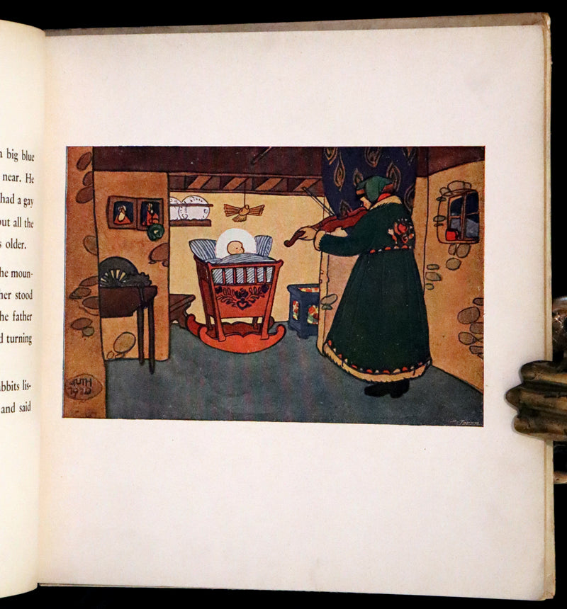 1929 Rare First Edition - Little Christmas or How the Toys Come Illustrated by Zdenek Guth.