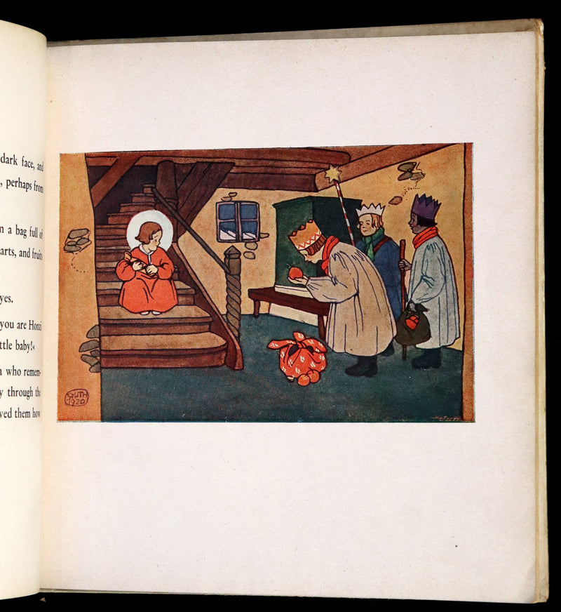 1929 Rare First Edition - Little Christmas or How the Toys Come Illustrated by Zdenek Guth.