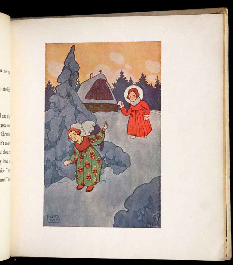 1929 Rare First Edition - Little Christmas or How the Toys Come Illustrated by Zdenek Guth.