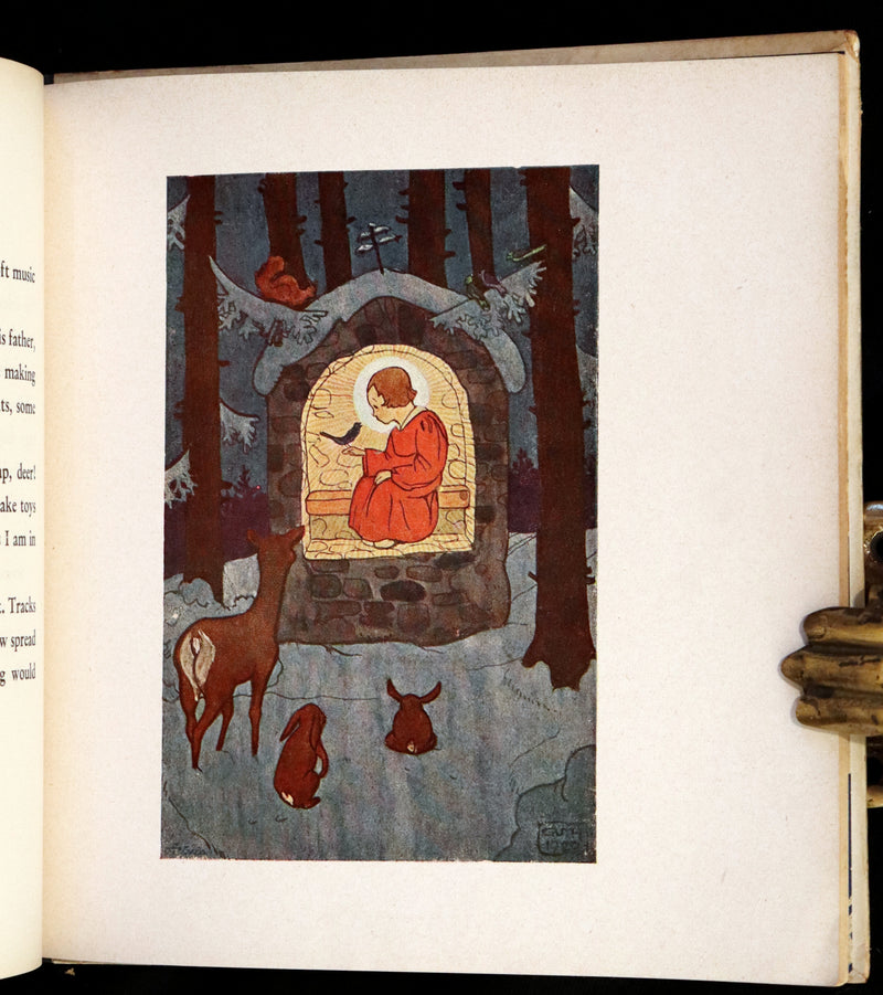 1929 Rare First Edition - Little Christmas or How the Toys Come Illustrated by Zdenek Guth.