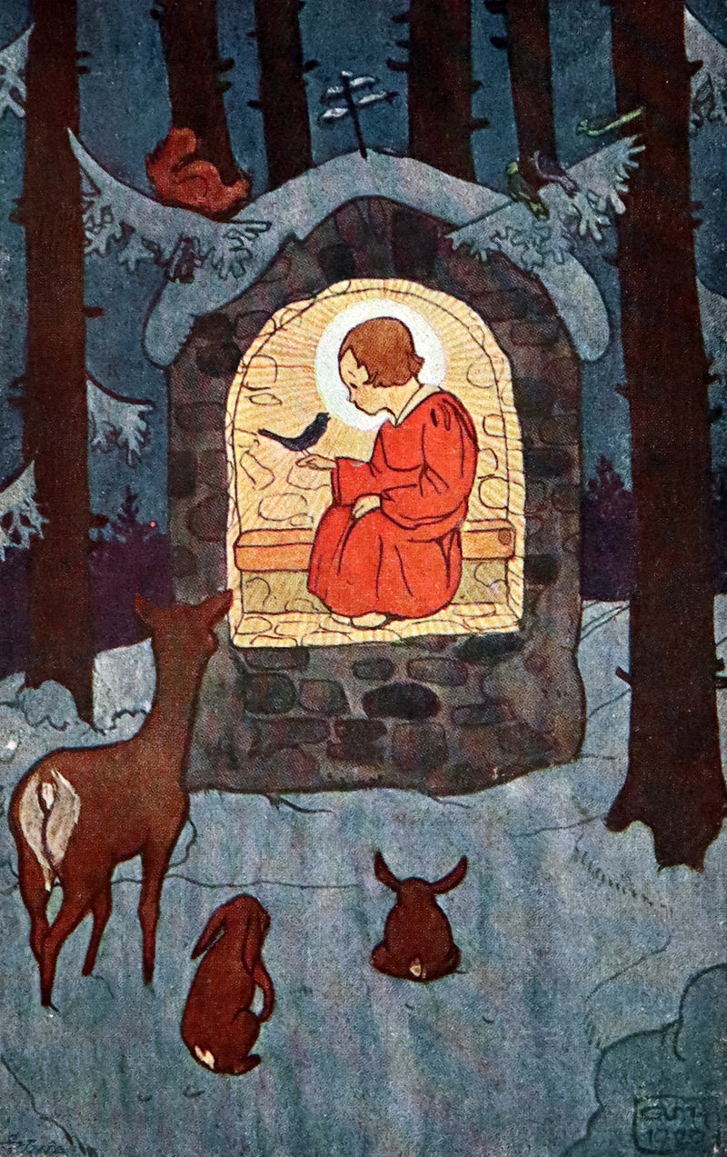 1929 Rare First Edition - Little Christmas or How the Toys Come Illustrated by Zdenek Guth.