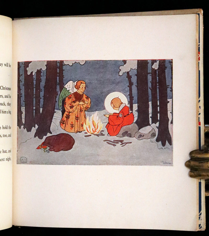 1929 Rare First Edition - Little Christmas or How the Toys Come Illustrated by Zdenek Guth.