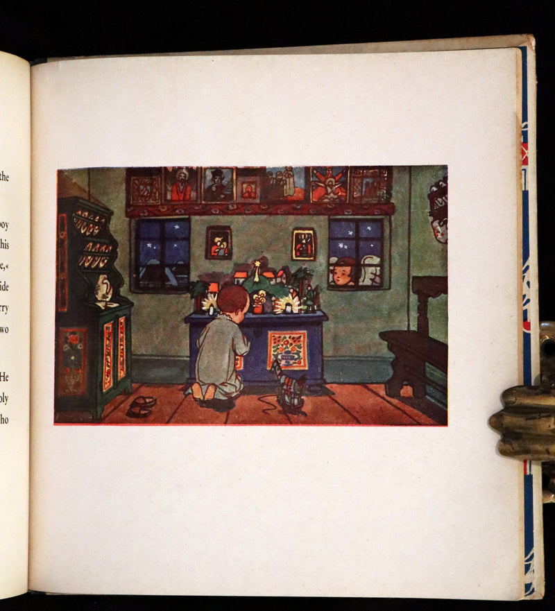 1929 Rare First Edition - Little Christmas or How the Toys Come Illustrated by Zdenek Guth.