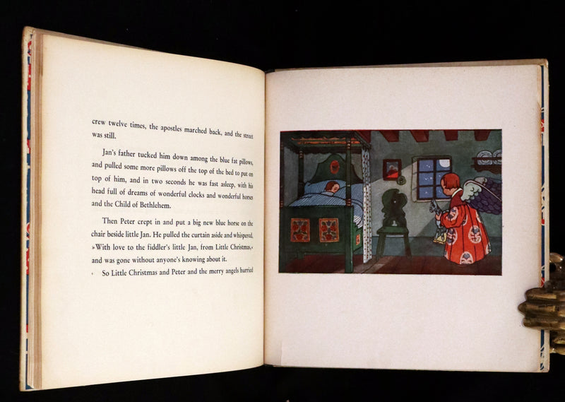 1929 Rare First Edition - Little Christmas or How the Toys Come Illustrated by Zdenek Guth.