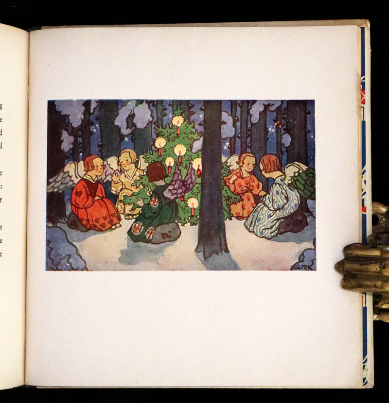 1929 Rare First Edition - Little Christmas or How the Toys Come Illustrated by Zdenek Guth.