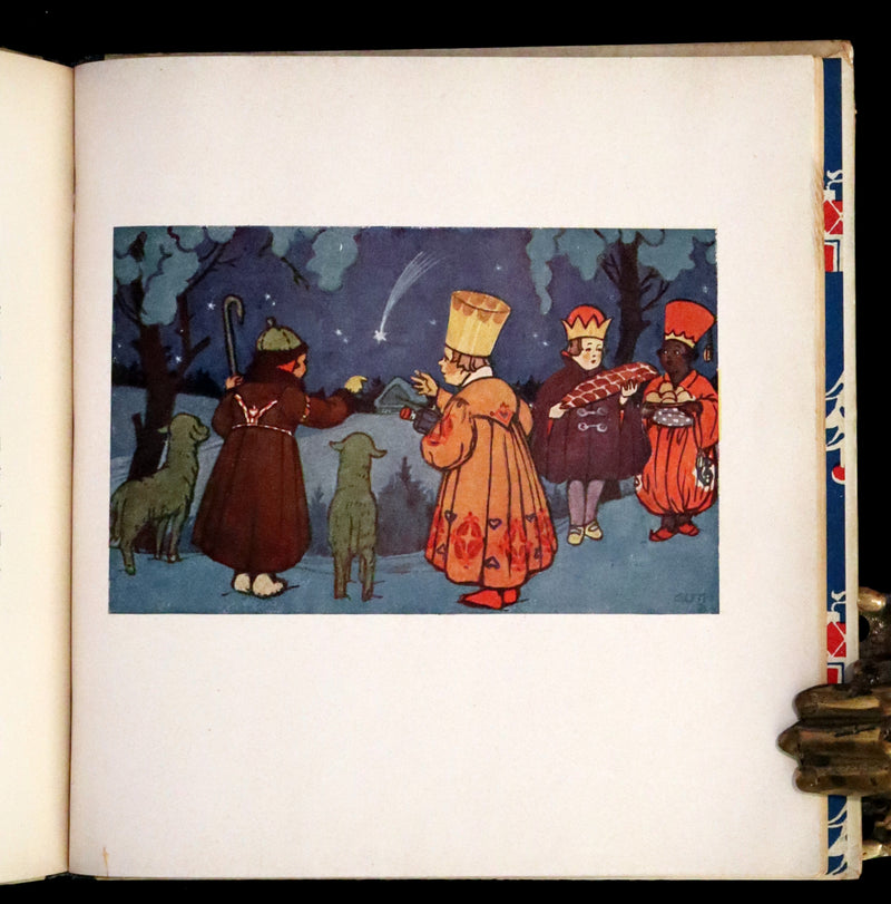 1929 Rare First Edition - Little Christmas or How the Toys Come Illustrated by Zdenek Guth.