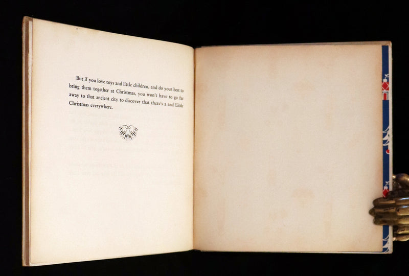 1929 Rare First Edition - Little Christmas or How the Toys Come Illustrated by Zdenek Guth.