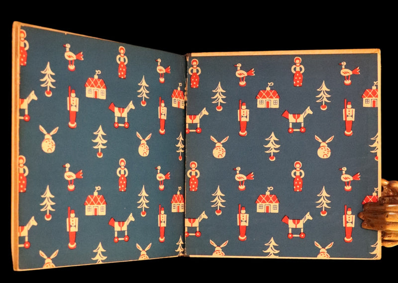 1929 Rare First Edition - Little Christmas or How the Toys Come Illustrated by Zdenek Guth.