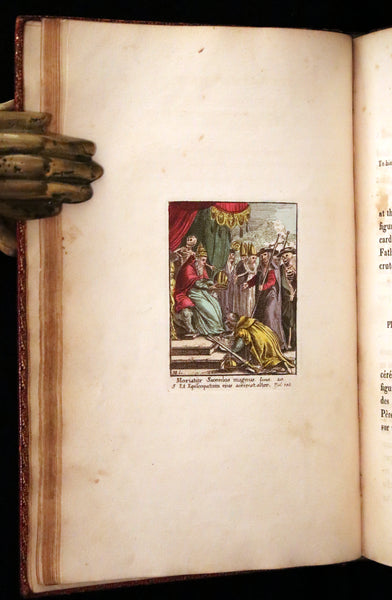 1816 Scarce Book -The Dance of Death, Danse Macabre by Hans Holbein, Color illustrated.