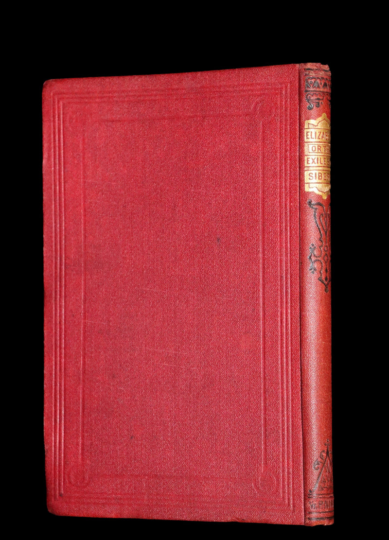 1874 Rare Edition - ELIZABETH, or, The EXILES OF SIBERIA. A Tale, by Madame Cottin.