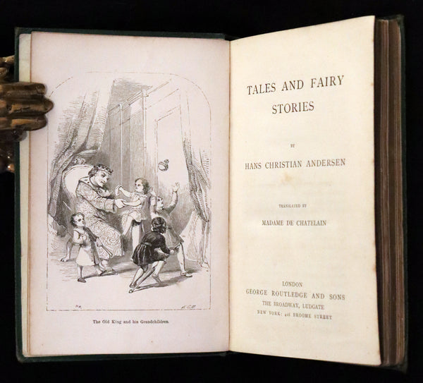 1866 Rare Madame de Chatelain translation - Tales and Fairy Stories by Hans Christian Andersen.
