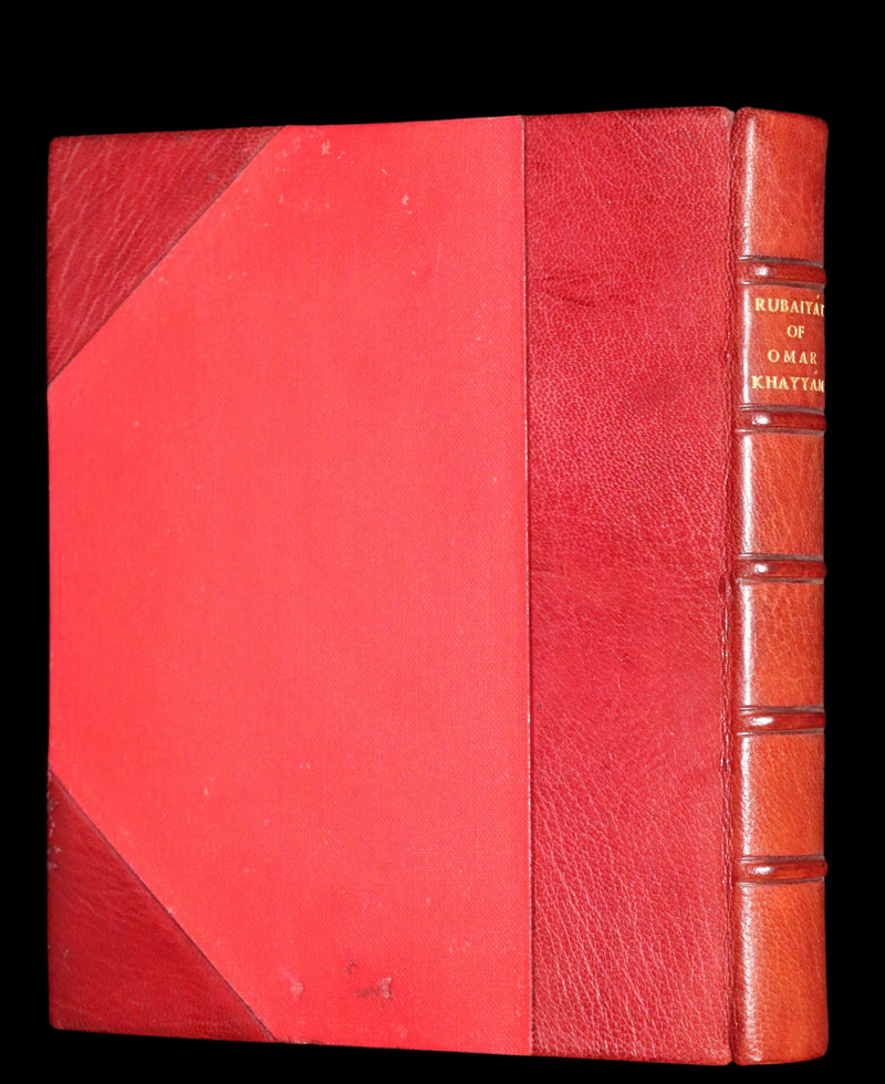 1920 Nice Bayntun Binding - Rubaiyat of Omar Khayyam wonderfully Illustrated by Frank Brangwyn.