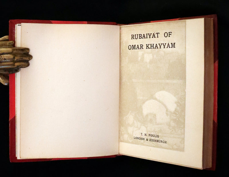 1920 Nice Bayntun Binding - Rubaiyat of Omar Khayyam wonderfully Illustrated by Frank Brangwyn.