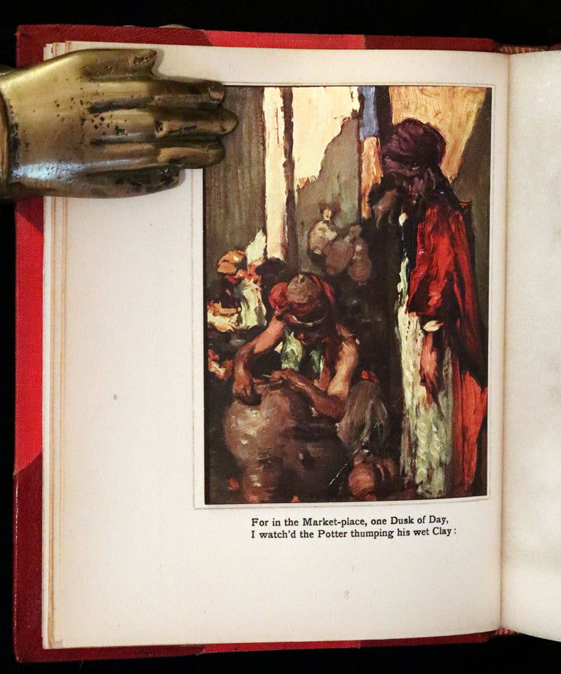 1920 Rare book in Bayntun Binding - Rubaiyat of Omar Khayyam wonderfully Illustrated by Frank Brangwyn.