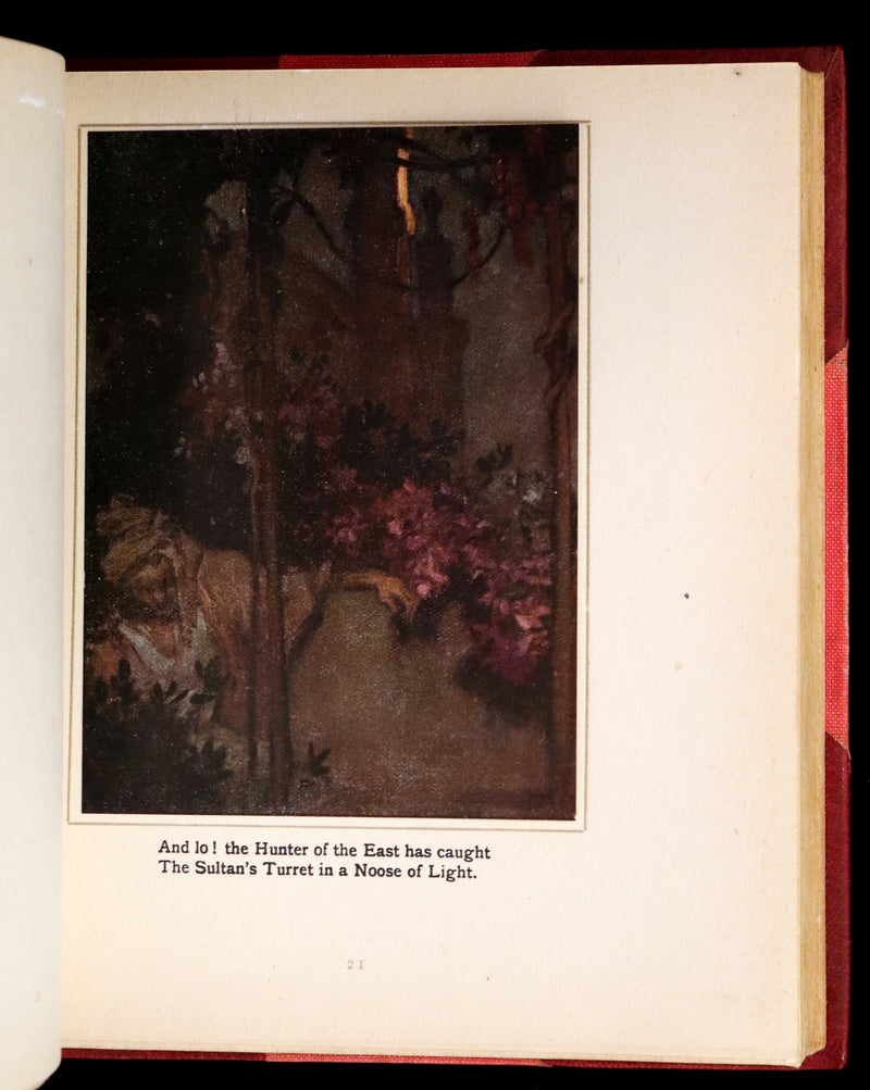 1920 Nice Bayntun Binding - Rubaiyat of Omar Khayyam wonderfully Illustrated by Frank Brangwyn.