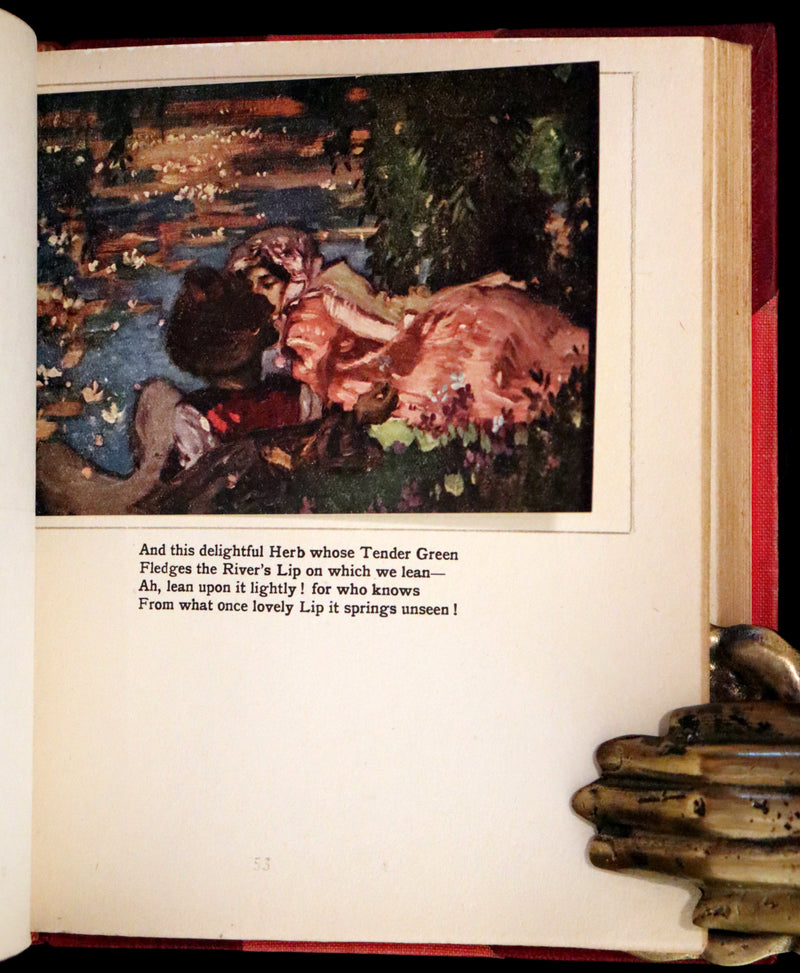 1920 Rare book in Bayntun Binding - Rubaiyat of Omar Khayyam wonderfully Illustrated by Frank Brangwyn.