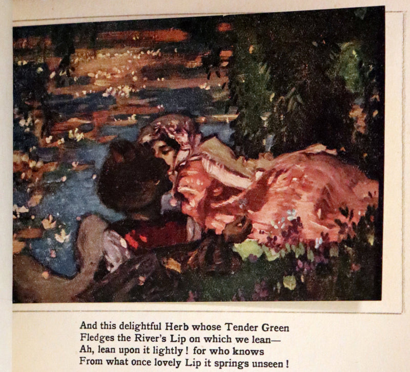 1920 Rare book in Bayntun Binding - Rubaiyat of Omar Khayyam wonderfully Illustrated by Frank Brangwyn.