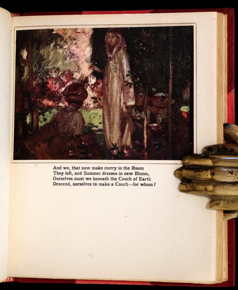 1920 Rare book in Bayntun Binding - Rubaiyat of Omar Khayyam wonderfully Illustrated by Frank Brangwyn.