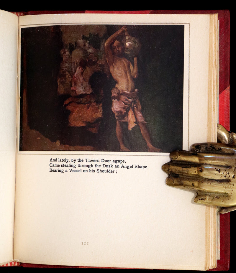 1920 Nice Bayntun Binding - Rubaiyat of Omar Khayyam wonderfully Illustrated by Frank Brangwyn.