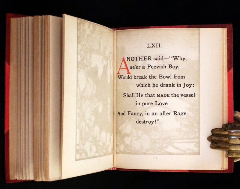 1920 Rare book in Bayntun Binding - Rubaiyat of Omar Khayyam wonderfully Illustrated by Frank Brangwyn.