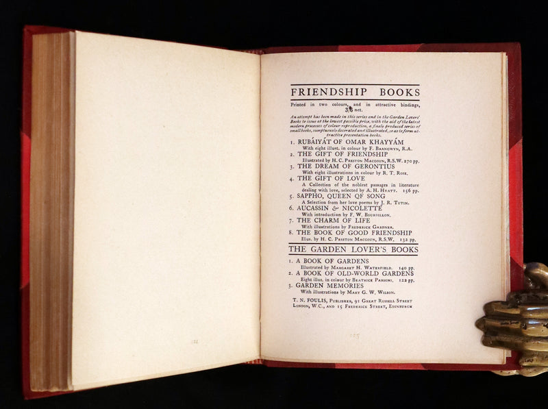 1920 Nice Bayntun Binding - Rubaiyat of Omar Khayyam wonderfully Illustrated by Frank Brangwyn.