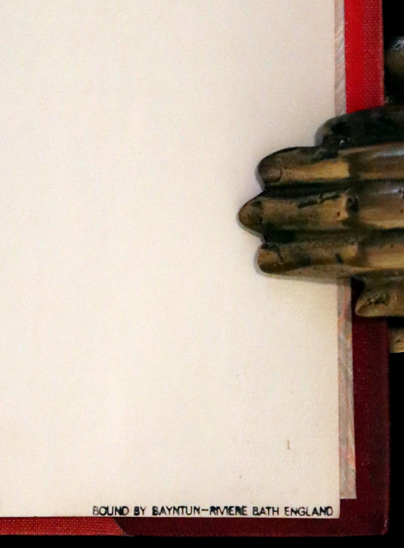 1920 Nice Bayntun Binding - Rubaiyat of Omar Khayyam wonderfully Illustrated by Frank Brangwyn.