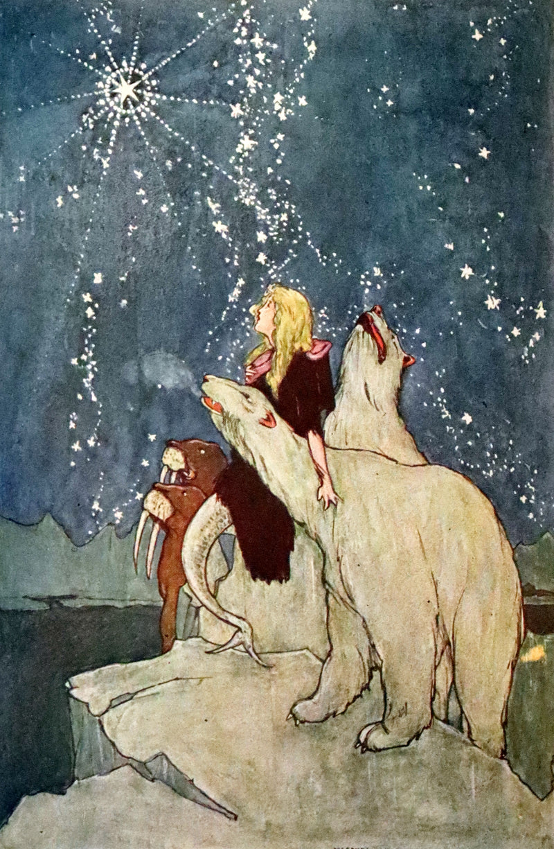 1912 Rare First Edition - The Mermaid's Gift by Julia Brown illustrated by Maginel Wright Enright + 2 Letters by the Author.