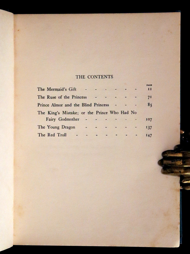 1912 Rare First Edition - The Mermaid's Gift by Julia Brown illustrated by Maginel Wright Enright + 2 Letters by the Author.