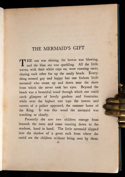 1912 Rare First Edition - The Mermaid's Gift by Julia Brown illustrated by Maginel Wright Enright + 2 Letters by the Author.