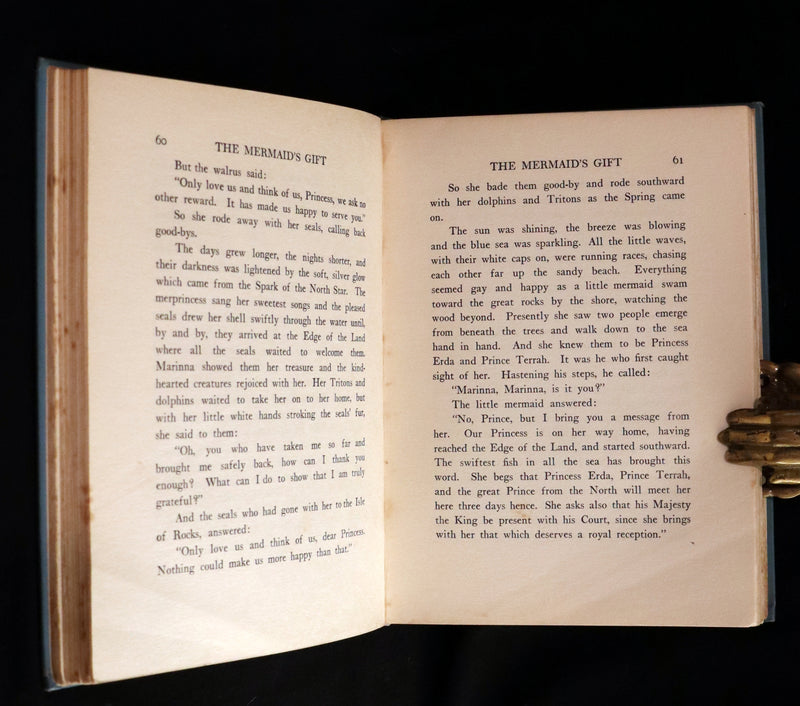 1912 Rare First Edition - The Mermaid's Gift by Julia Brown illustrated by Maginel Wright Enright + 2 Letters by the Author.
