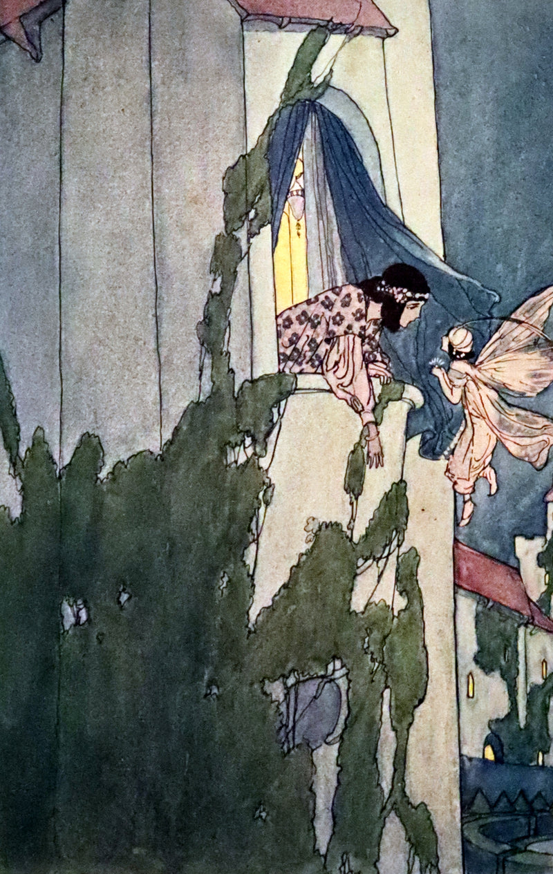 1912 Rare First Edition - The Mermaid's Gift by Julia Brown illustrated by Maginel Wright Enright + 2 Letters by the Author.