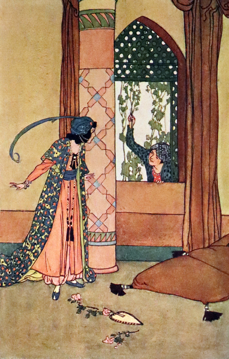 1912 Rare First Edition - The Mermaid's Gift by Julia Brown illustrated by Maginel Wright Enright + 2 Letters by the Author.