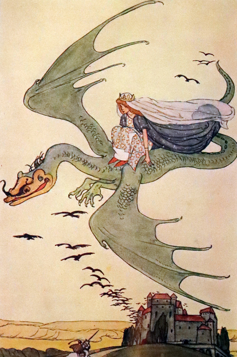 1912 Rare First Edition - The Mermaid's Gift by Julia Brown illustrated by Maginel Wright Enright + 2 Letters by the Author.