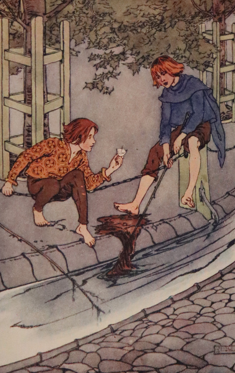 1910 Scarce Book - Popular FAIRY TALES of Hans Christian Andersen illustrated by Helen Stratton.