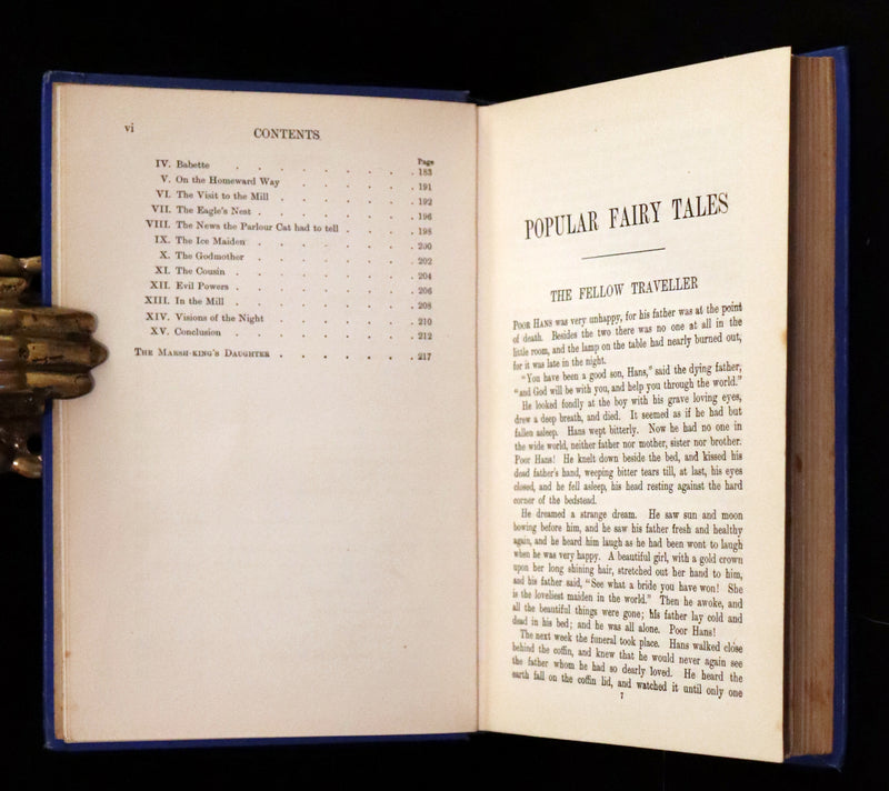 1910 Scarce Book - Popular FAIRY TALES of Hans Christian Andersen illustrated by Helen Stratton.