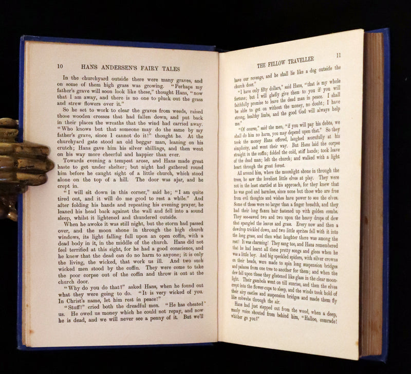 1910 Scarce Book - Popular FAIRY TALES of Hans Christian Andersen illustrated by Helen Stratton.